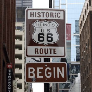 Route 66 start Chicargo