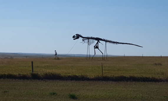 Skeleton Man Walking Skeleton Dinosaur