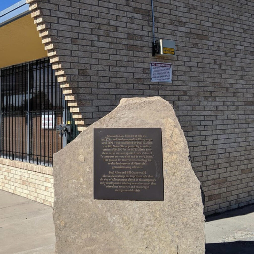 Stedet Microsoft blev grundlagt